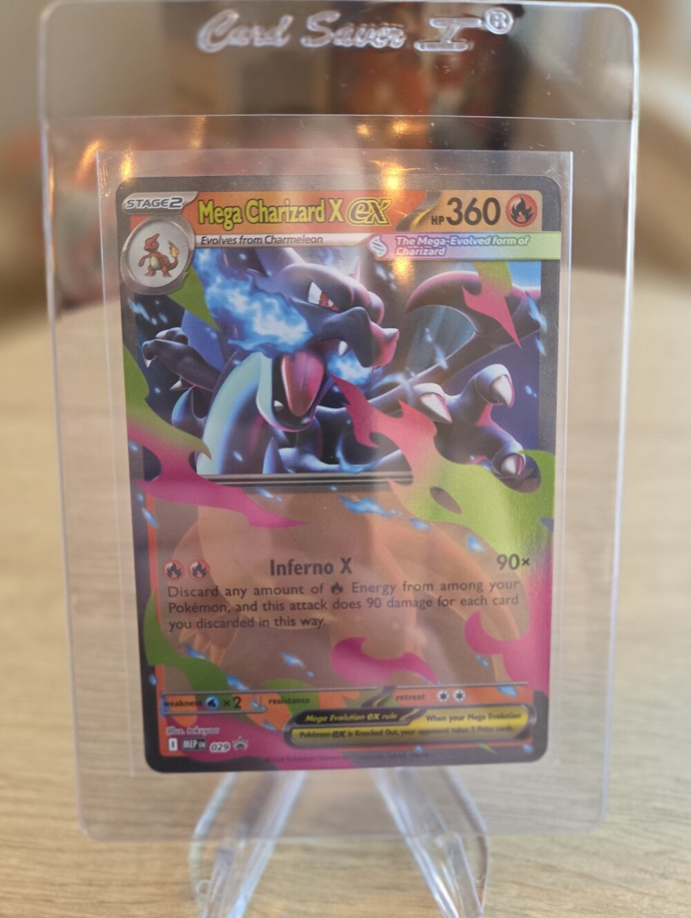 Mega Charizard X ex Pokemon Card Mega Evolution Promo Card #029